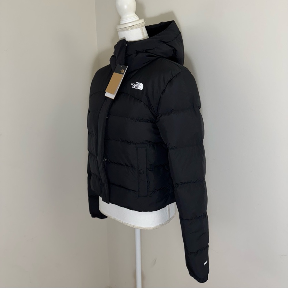 The North Face Women's Baltic Down Puffer Hoodie Coat TNF Black Sz S M L XL - Picture 4 of 12